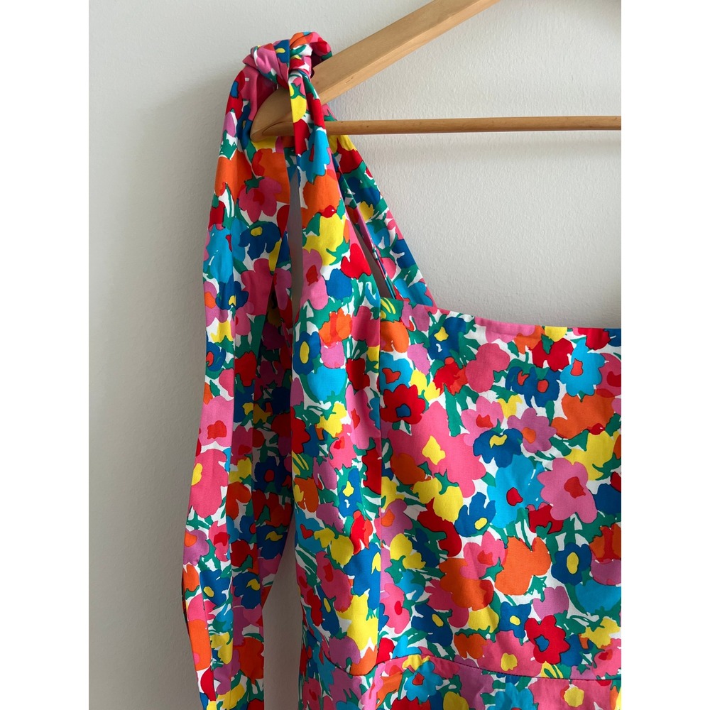 NWT Show Me Your Mumu Floral Mini Dress XL Maximalist Garden Party Bright Boho - Picture 3 of 7